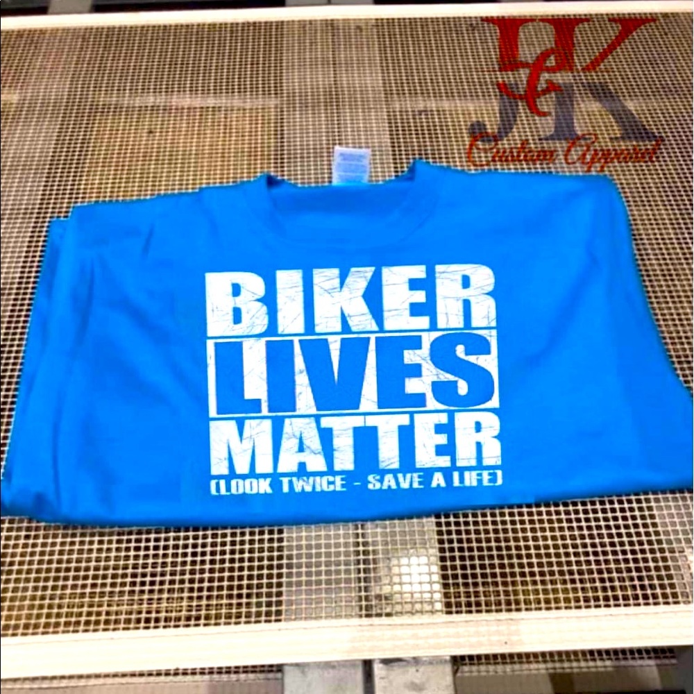 Custom Biker lives matter T-shirt